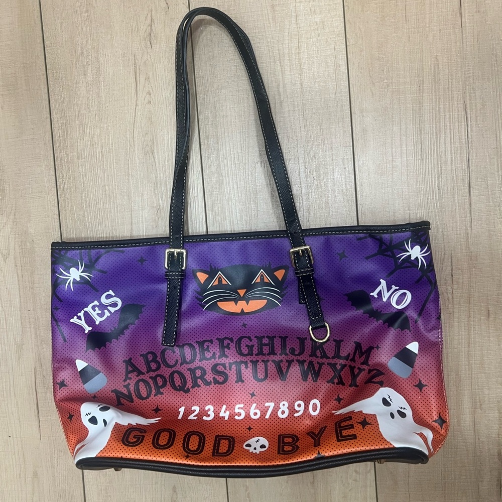 Ouija Board faux leather Halloween Purse